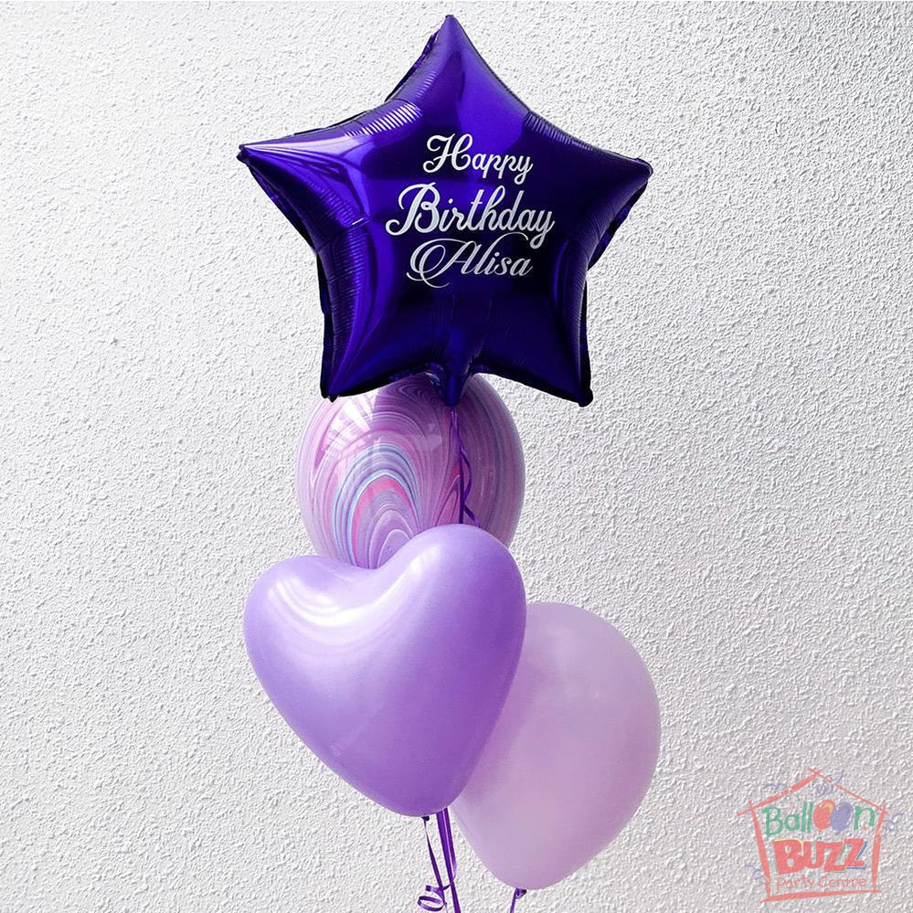 Balloons by Zara - Louis Vuitton themed birthday bouquet